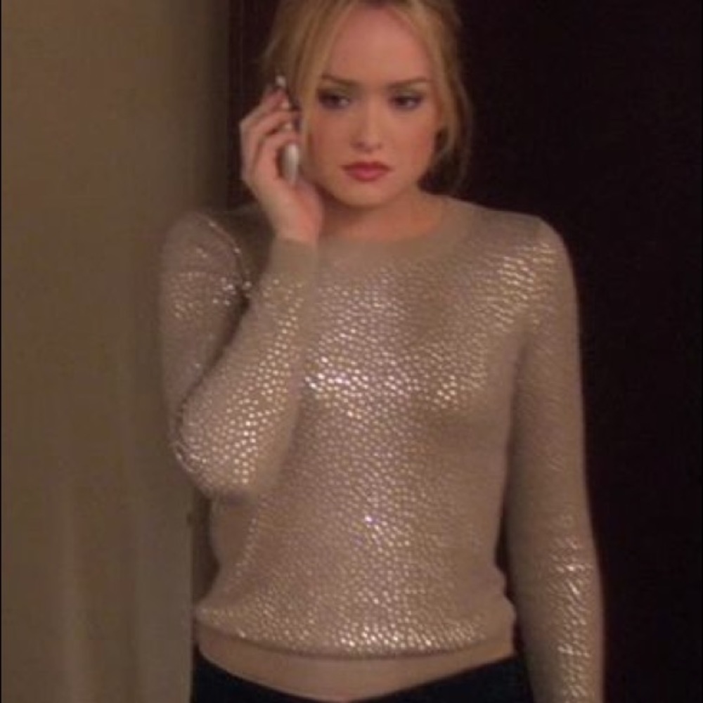 Alice + Olivia Cena Rhinestone Sweater